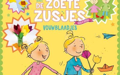 Knutselen met de zoete zusjes vouwblaadj